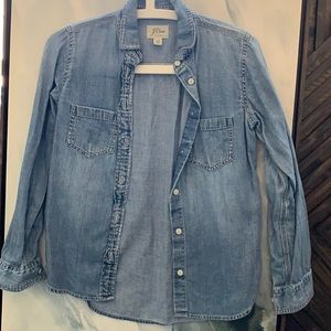 Petite JCrew Denim Shirt